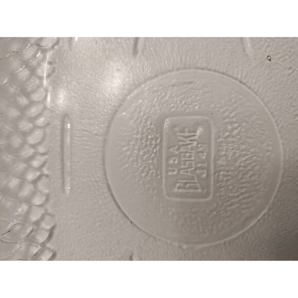 18” McGee 'Glasbake' Clear Glass Fish Baking Dish Serving Platter USA - Picture 3 of 11